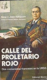 Portada del llibre "Calle del proletariado rojo (199)" de Manuel Vázquez Montalbán