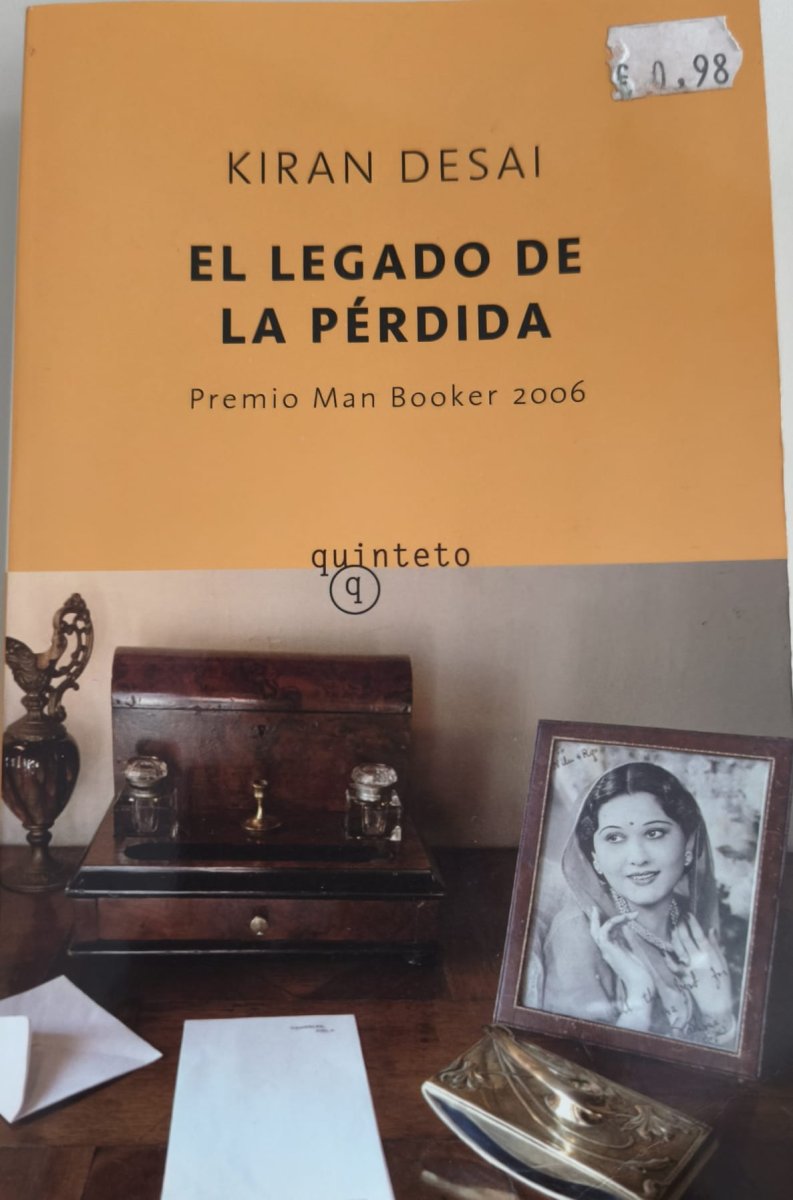 Portada del llibre "EL LEGADO DE LA PERDIDA" de Eduardo Iriarte Goñi, Kiran Desai